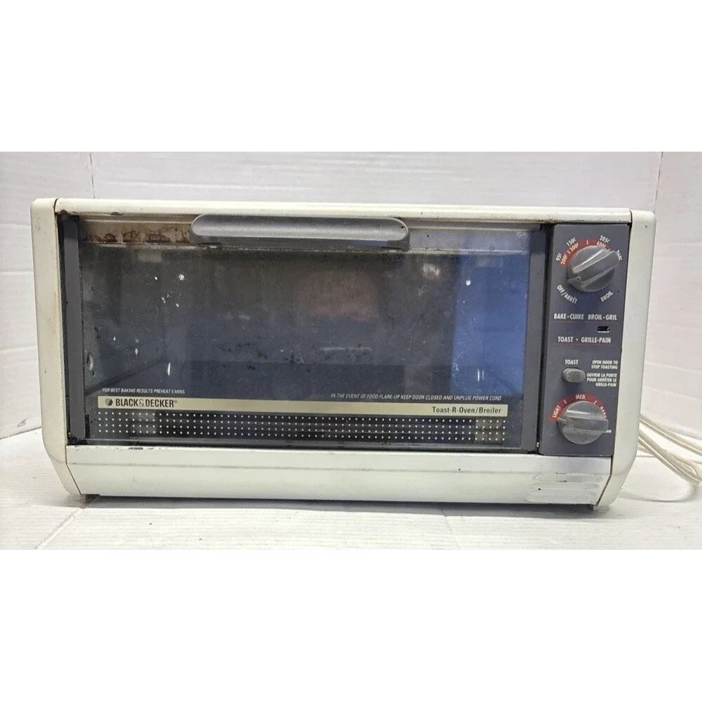 Black & Decker TRO400 TY4 Spacemaker Toast-R-Oven Tested No Hardware & Dirty